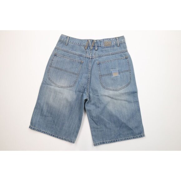 Deadstock Vintage 90s Marithe Francois Girbaud Mens 32 Baggy Denim Jean Shorts - Picture 7 of 11